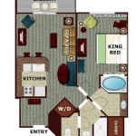 Discover Luxury and Comfort: Saratoga Springs 2 Bedroom Villa Floor Plan
