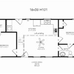 Discover Space-Efficient Living: 16x40 Floor Plan with 2 Bedrooms